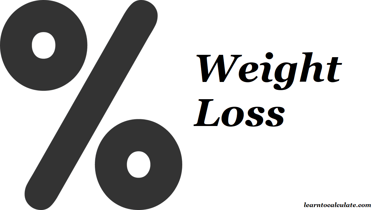 How to Calculate Percentage of Weight Loss: A Simple Formula