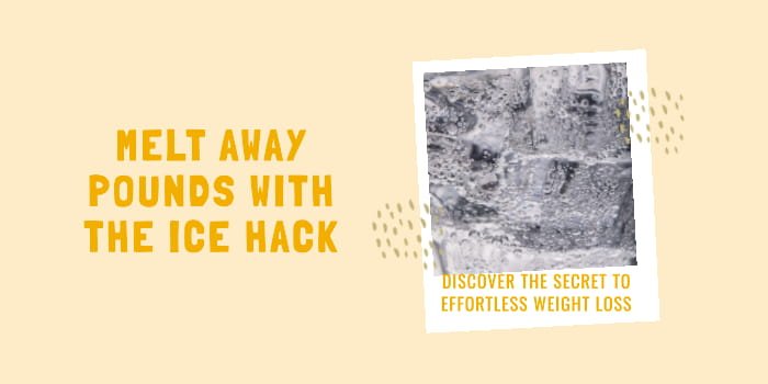 Ice Hack for Weight Loss: What Is It and Does It Work?