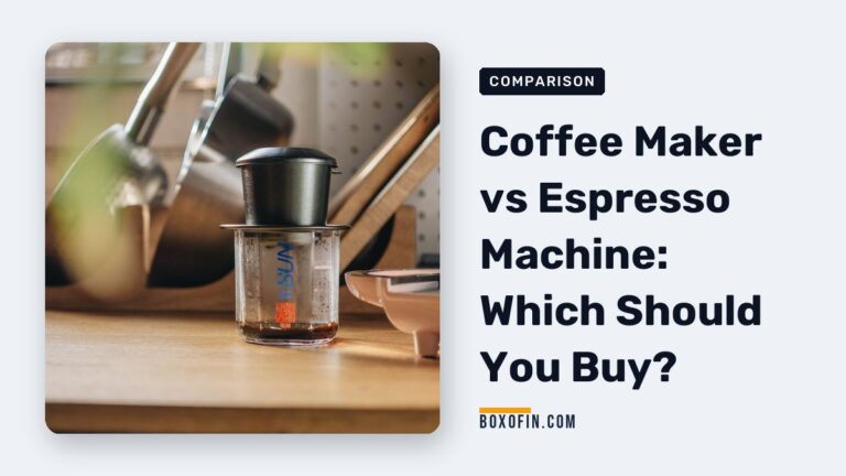 Coffee Maker vs Espresso Machine: Which Should You Buy?