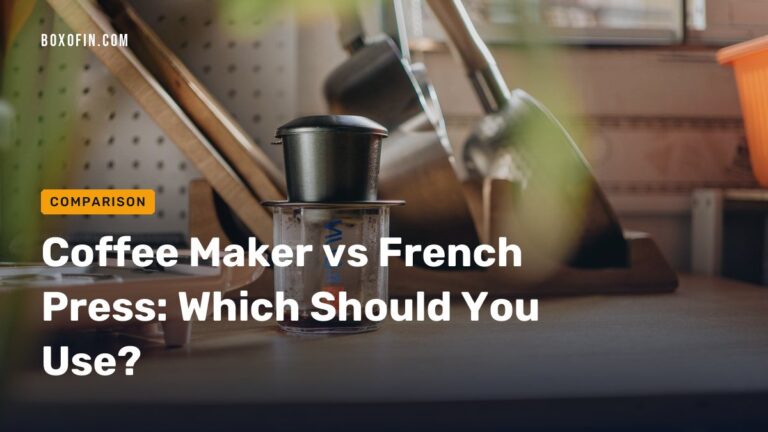 Coffee Maker vs French Press: Which Should You Use?