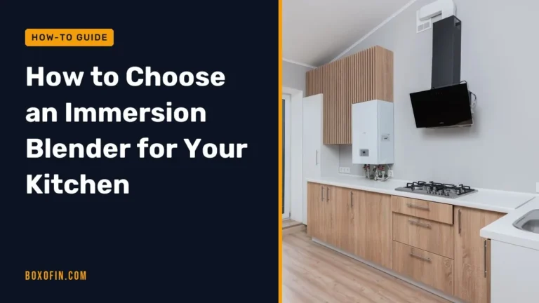 How to Choose an Immersion Blender for Your Kitchen