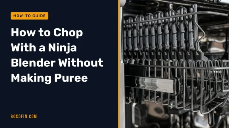 How to Chop With a Ninja Blender Without Making Puree
