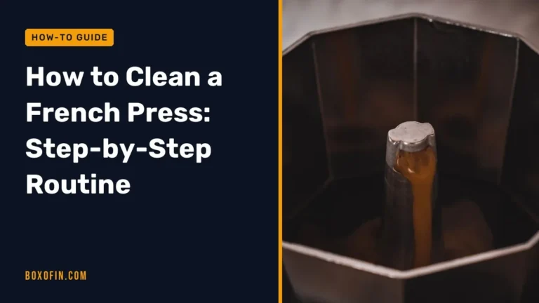 How to Clean a French Press: Step-by-Step Routine