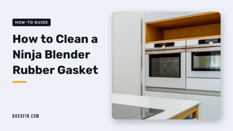 How to Clean a Ninja Blender Rubber Gasket