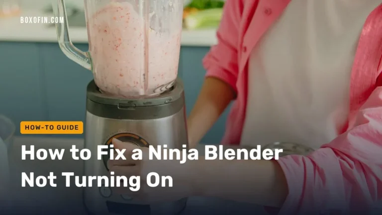How to Fix a Ninja Blender Not Turning On