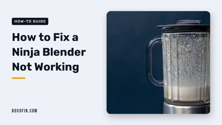 How to Fix a Ninja Blender Not Working