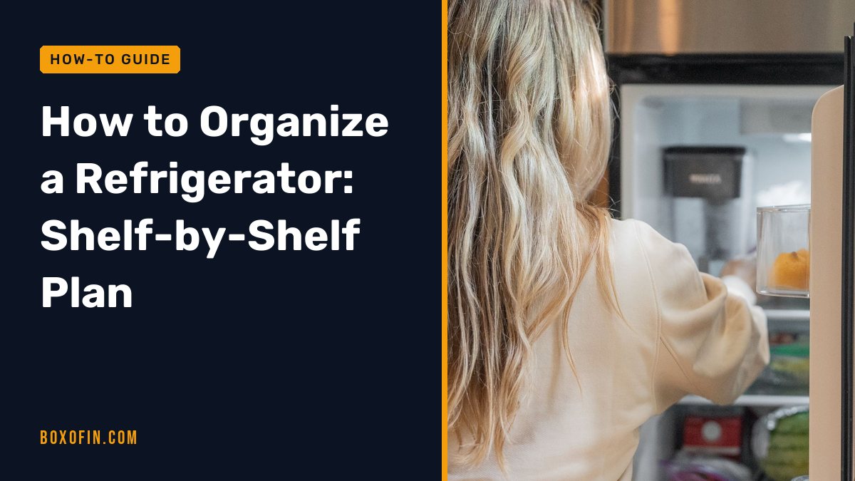 How to Organize a Refrigerator: Shelf-by-Shelf Plan