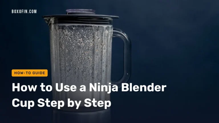 How to Use a Ninja Blender Cup Step by Step