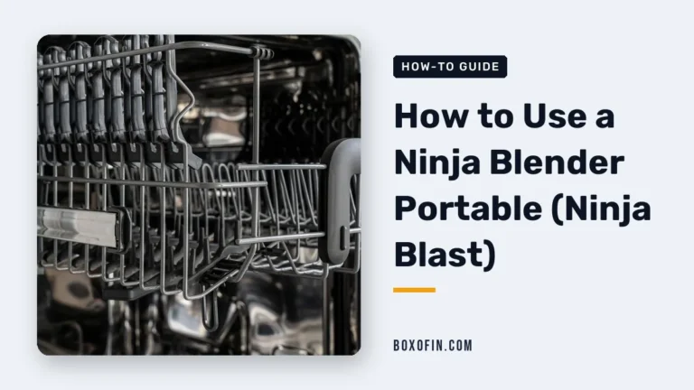 How to Use a Ninja Blender Portable (Ninja Blast)