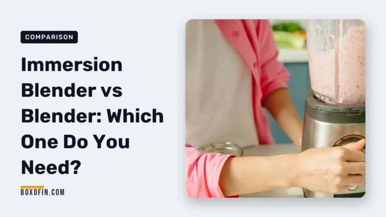 Immersion Blender vs Blender: Which One Do You Need?