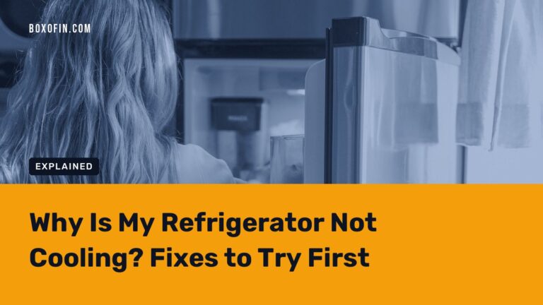Why Is My Refrigerator Not Cooling? Fixes to Try First